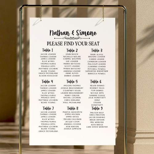 Wedding seating chart - wedding, –