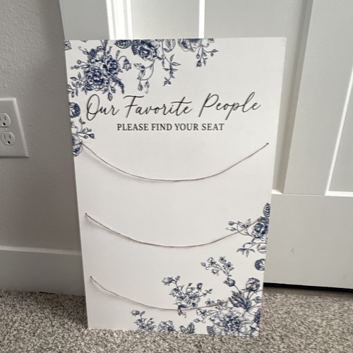 Wedding floral seating chart - wedding,